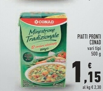 Conad Conad - minestrone tradizionale 500 g(ml) offerta