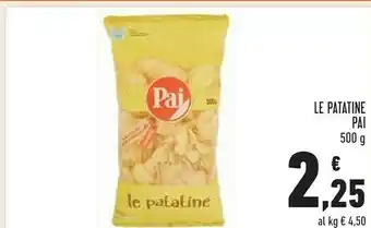 Conad Pai - patatina 500 g(ml) offerta