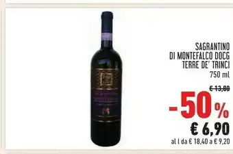 Terre de trinci sagrantino di montefalco docg 750 ml