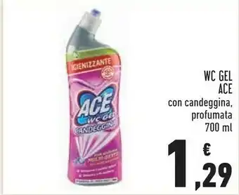 Conad Wc gel con candeggina profumata 700 ml offerta
