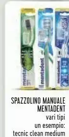 Conad Spazzolino manuale tecnic clean medium offerta