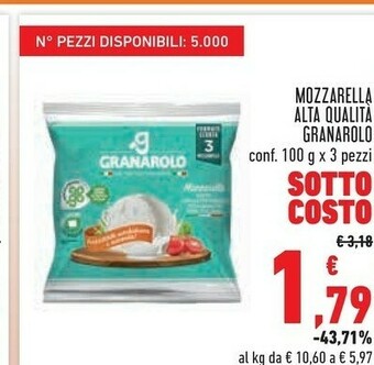Conad Superstore Mozzarella offerta