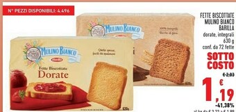 Conad Superstore Fette biscottate offerta