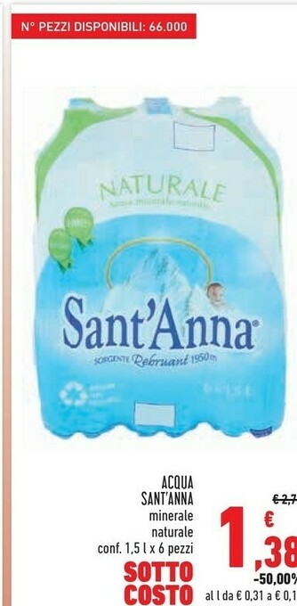 Conad Superstore Acqua sant'anna offerta