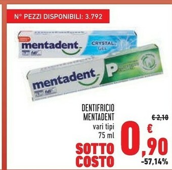 Conad Superstore Dentifricio offerta