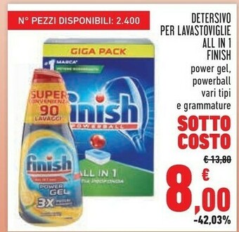 Conad Superstore Detersivo lavastoviglie offerta