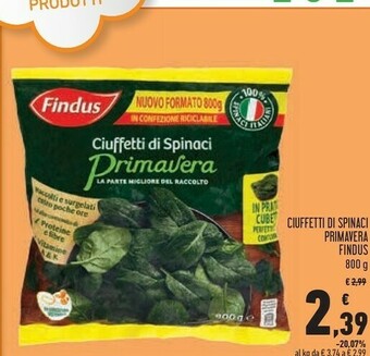 Conad Superstore Spinaci offerta