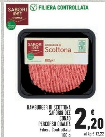 Conad Superstore Hamburger offerta