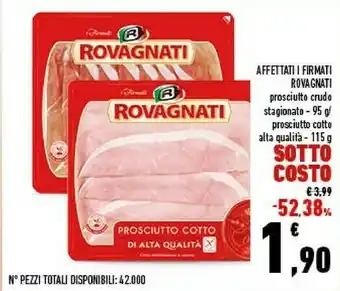 Conad I firmati prosciutto cotto di alta qualità offerta
