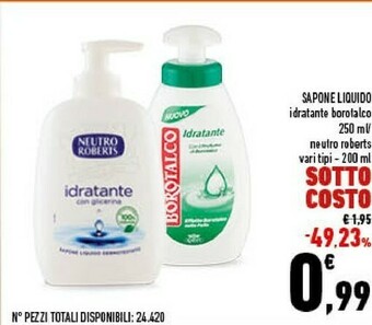 Conad Sapone liquido idratante offerta