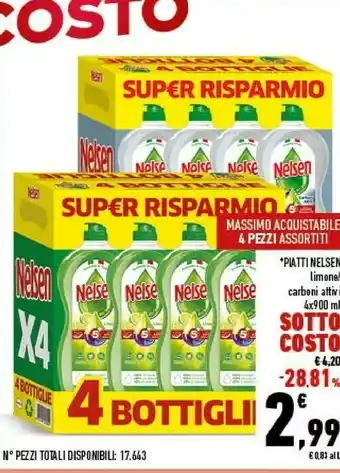 Conad Detersivo piatti 3600 ml offerta
