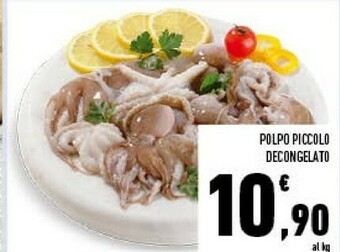 Conad Polpo piccolo decongelato offerta