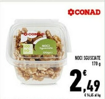 Conad Conad noci sgusciate offerta