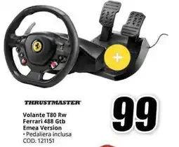 MediaWorld THRUSTMASTER Volante T80 Rw Ferrari 488 Gtb Emea Version offerta