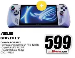 MediaWorld Asus Console ROG ALLY offerta