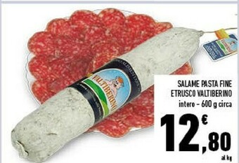 Conad Etrusco valtiberino salame pasta fine offerta
