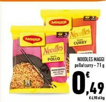 Conad Maggi noodles pollo offerta