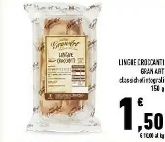 Conad Lingue croccanti farro 150 g(ml) offerta