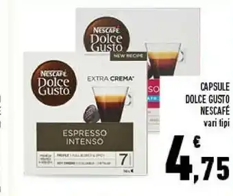 Conad Capsule dolce gusto espresso intenso offerta