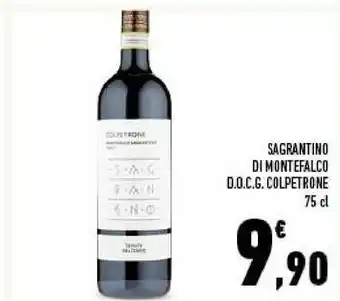 Conad Colpetrone sagrantino di montefalco d0ocg offerta
