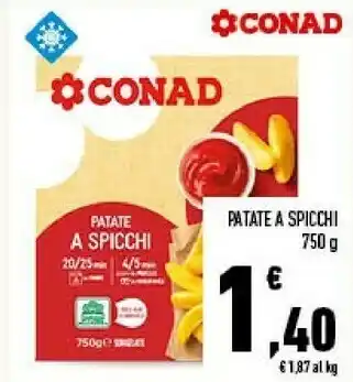 Conad Conad patate a spicchi offerta