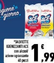 Conad Salviette igienizzanti con alcool offerta