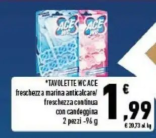 Conad Tavolette wc freschezza marina anticalcare offerta