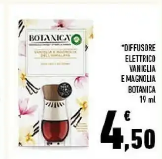 Conad Botanica diffusore elettrico vaniglia e magnolia offerta