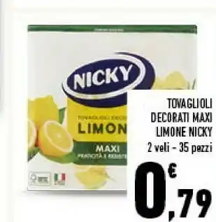 Conad Nicky tovaglioli offerta
