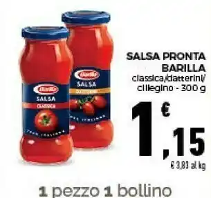 Conad Salsa pronta classica con olio extravergine di oliva 300 g(ml) offerta