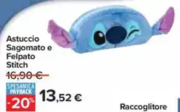 Carrefour Astuccio Sagomato e Felpato Stitch offerta