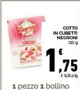 Conad Cubetti di cotto 120 g(ml) offerta
