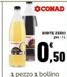 Conad Bibite zero offerta