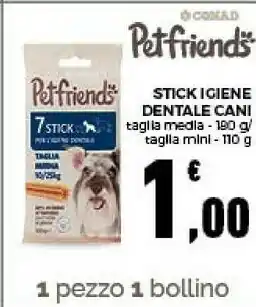 Conad Stick igiene dentale cani offerta