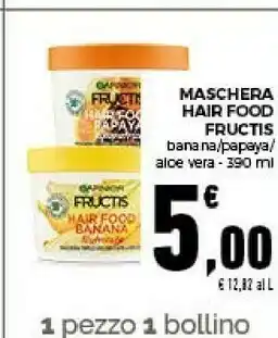 Conad Maschera hair food fructis offerta