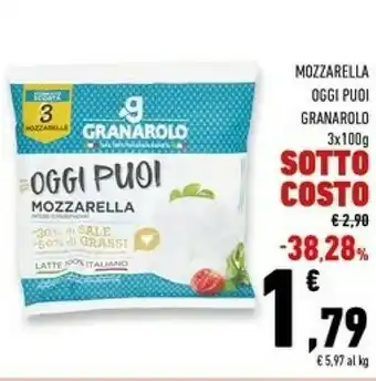 Conad Superstore Oggi puoi mozzarella 300 g(ml) offerta