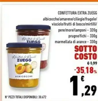Conad Superstore Confettura extra frutti di bosco 320 g(ml) offerta