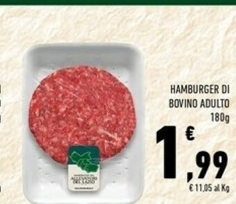 Conad Superstore Hamburger di bovino adulto offerta