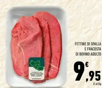 Conad Superstore Fettine di spalla e fracosta di bovino adulto offerta