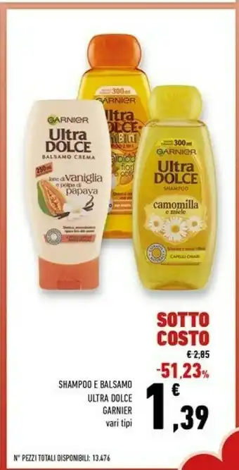 Conad Superstore Shampoo e balsamo ultra dolce offerta