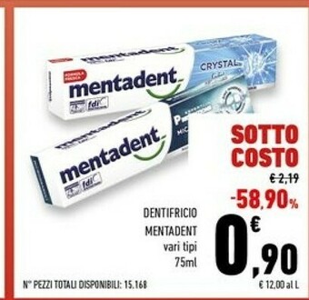 Conad Superstore Dentifricio offerta
