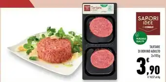 Conad Superstore Conad tartare di bovino adulto offerta