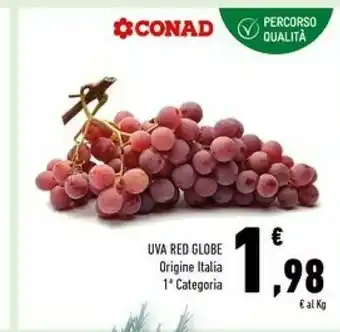Conad Superstore Uva red globe offerta