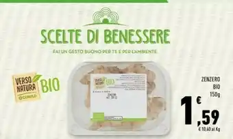 Conad Superstore Conad zenzero bio 150 g offerta