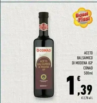 Conad Superstore Aceto balsamico di modena 500 ml offerta