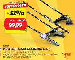 ALDI FERREX MULTIATTREZZO A BENZINA 4 IN 1 offerta