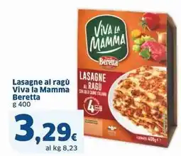 Sigma Lasagne al ragù Viva la Mamma Beretta offerta