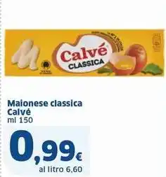 Sigma Maionese classica Calvé offerta