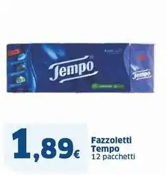 Sigma Fazzoletti Tempo 12 pacchetti offerta