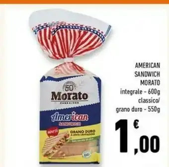 Conad Superstore American sandwich grano duro offerta